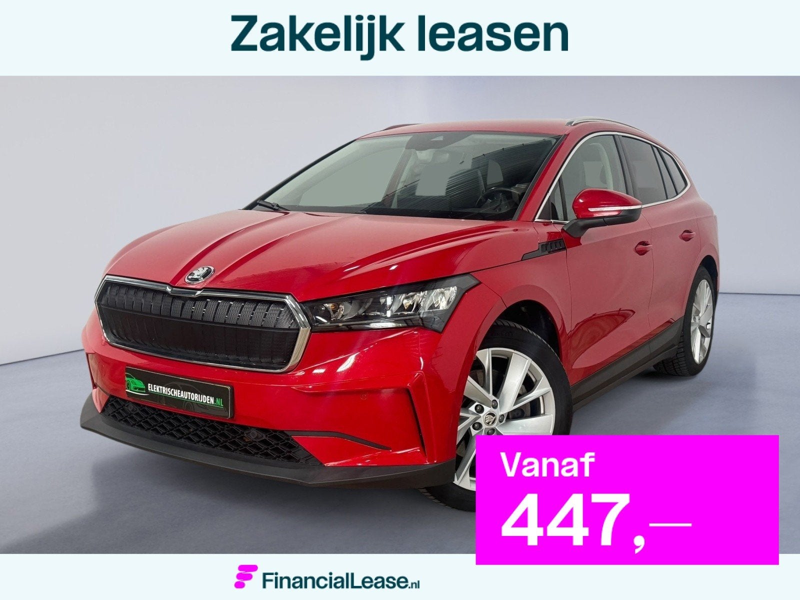 Skoda Enyaq iV 80 |APPLE CARPLAY|SFEER|INRUIL MOGELIJK|, Dealer onderhouden, Achterwielaandrijving, Gebruikt, Zwart