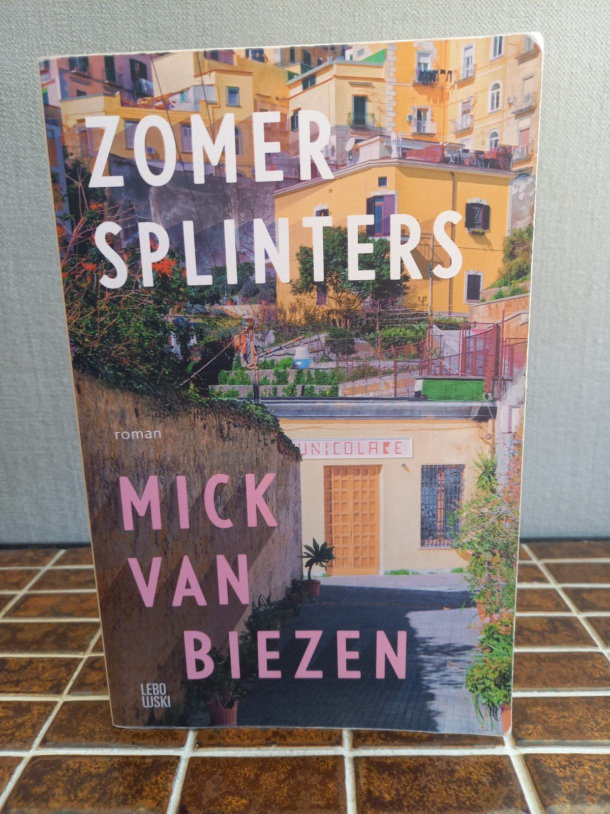 Zomersplinters - Debuutroman van Mick van Biezen (Lebowski), Gelezen, Ophalen of Verzenden, Nederland, Mick van Biezen