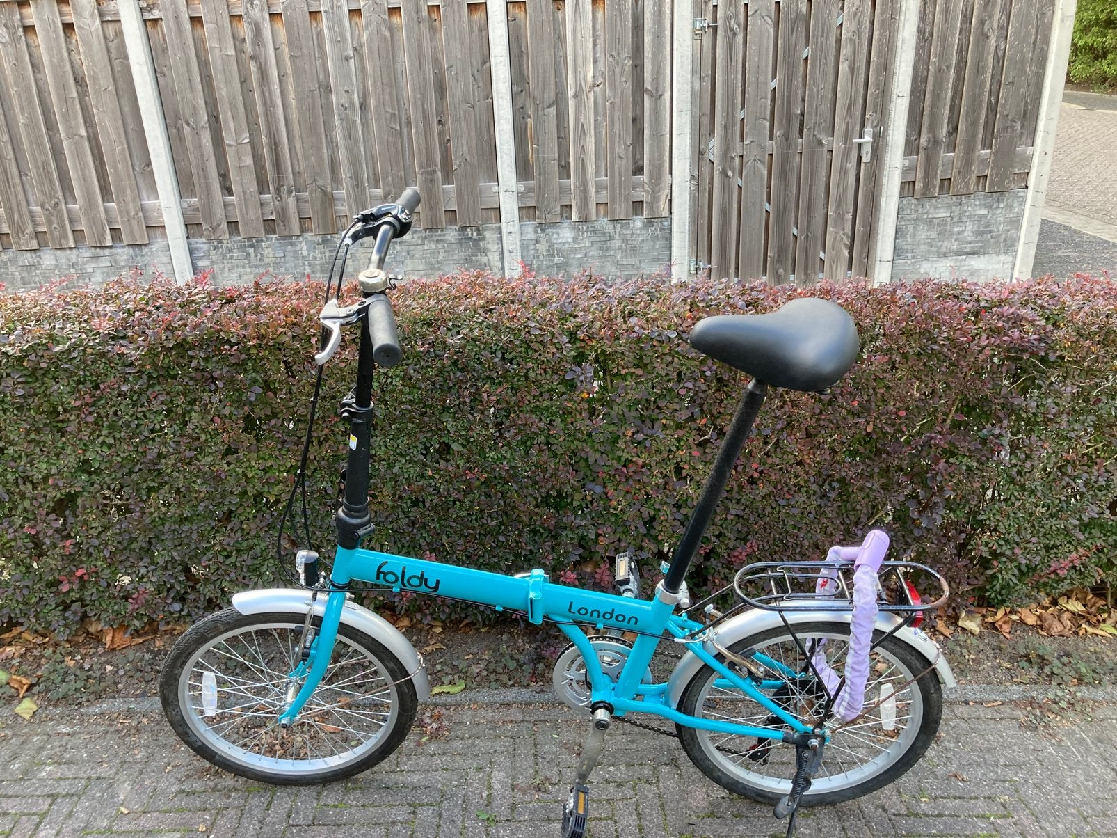 Foldy vouwfiets type londen ., Fietsen en Brommers, Fietsen | Vouwfietsen, Ophalen, Zo goed als nieuw, 20 inch of meer, Versnellingen