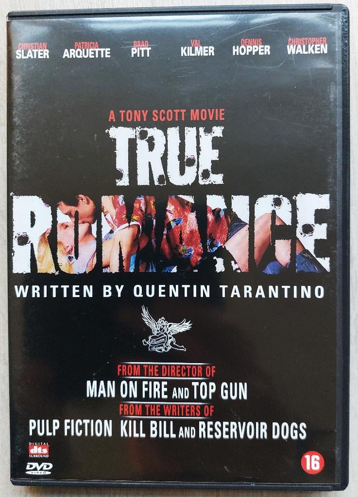 DVD True Romance (1993) Quentin Tarantino, Vanaf 16 jaar, Ophalen, Zo goed als nieuw, Actiethriller