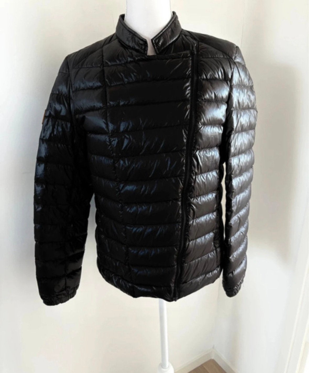 Zwart lichtgewicht gewatteerde McGregor jas - maat 40, Kleding | Dames, Ophalen of Verzenden, Zo goed als nieuw, Maat 38/40 (M)