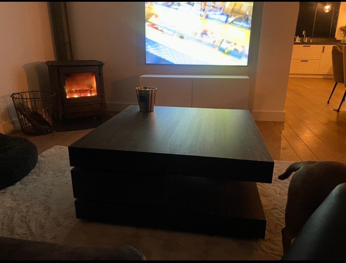 Richmond salon tafel vierkant, Ophalen, Gebruikt, Vierkant, 50 tot 100 cm
