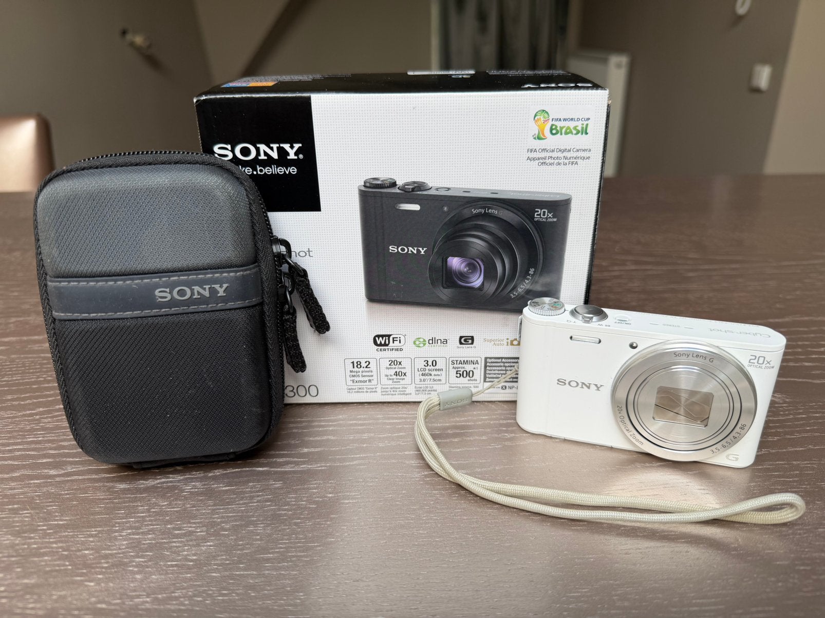 Sony DSC-WX300 - WIT te koop, Verzenden, Zo goed als nieuw, Sony, 8 keer of meer