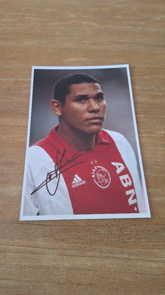 Foto 20x30 cm met handtekening; Hedwiges Maduro # Ajax, Ophalen of Verzenden, Nieuw, Ajax, Overige typen