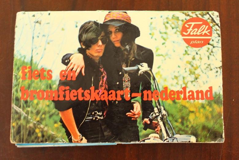 Falk fiets bromfiets kaart Nederland Puch ? Tomos ?, Fietsen en Brommers, Handleidingen en Instructieboekjes, Ophalen of Verzenden