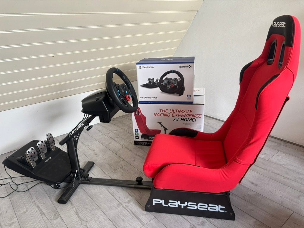 Playseat Evolution + Logitech G29 | Zo goed als nieuw, Ophalen, Zo goed als nieuw