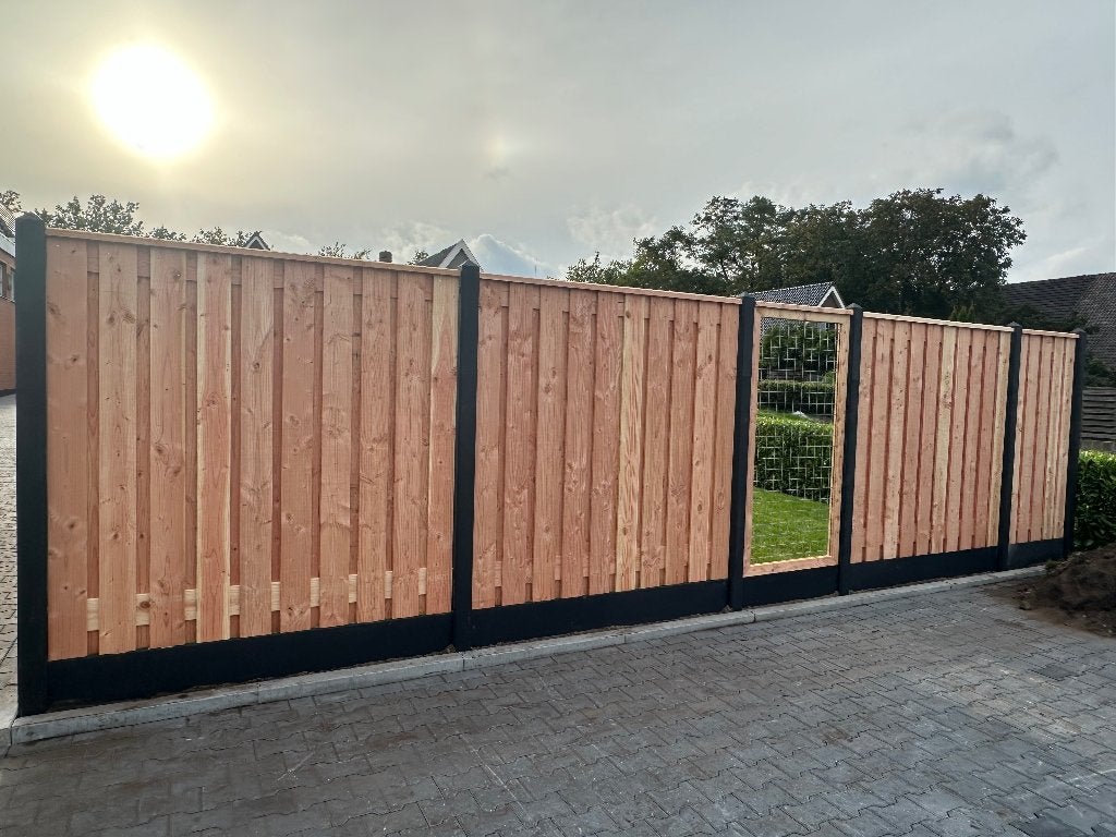 Hout-beton schuttingen, Gratis offerte!, Ophalen, 1 tot 2 meter, Minder dan 3 meter, Nieuw