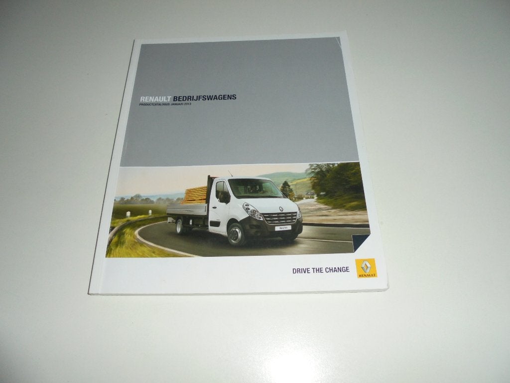 brochure Renault bedrijfswagens  2013, Ophalen of Verzenden, Zo goed als nieuw, Renault