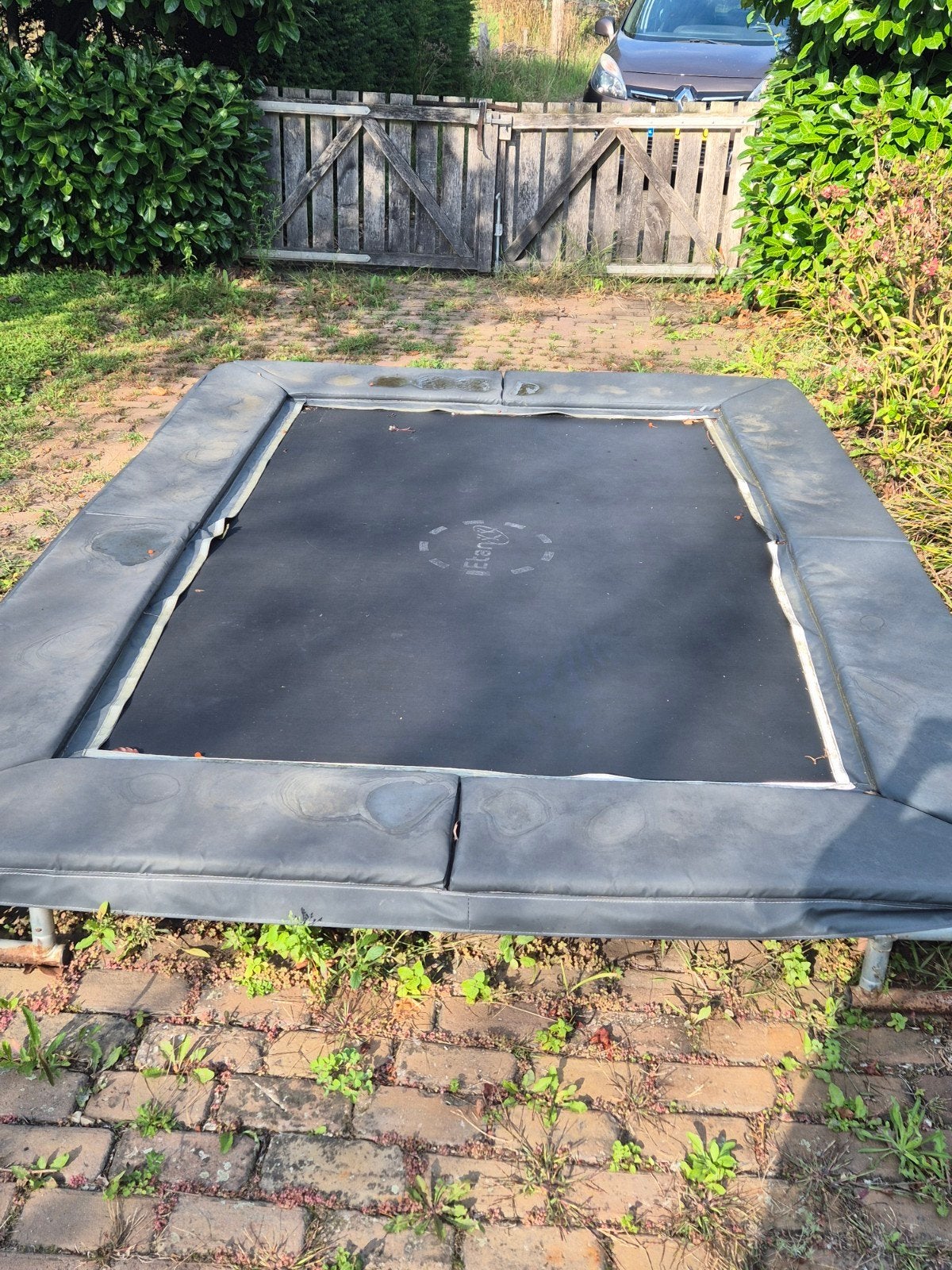 Etangy Inground Trampoline - 310x232 cm, Ophalen, Gebruikt