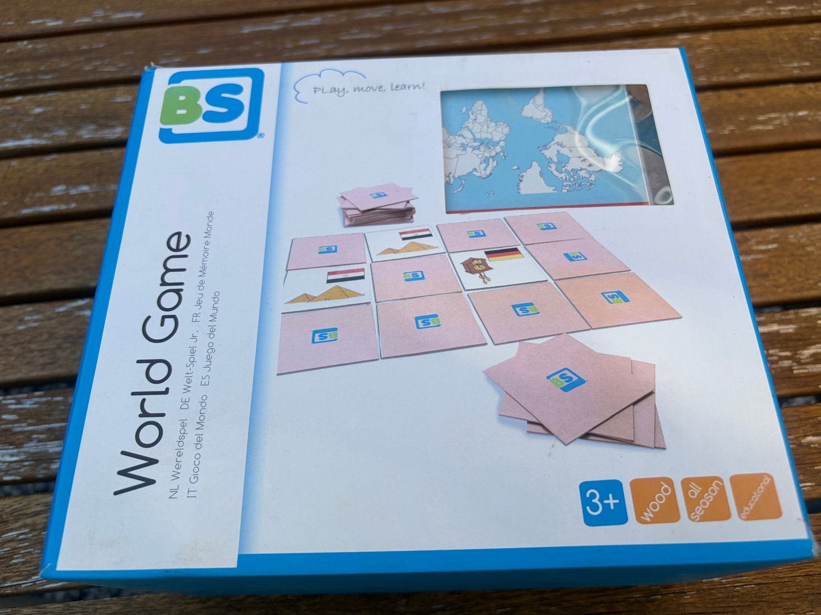 BS World Game - Educatief Wereldspel voor Kinderen, Hobby en Vrije tijd, Een of twee spelers, Ophalen of Verzenden, Gebruikt