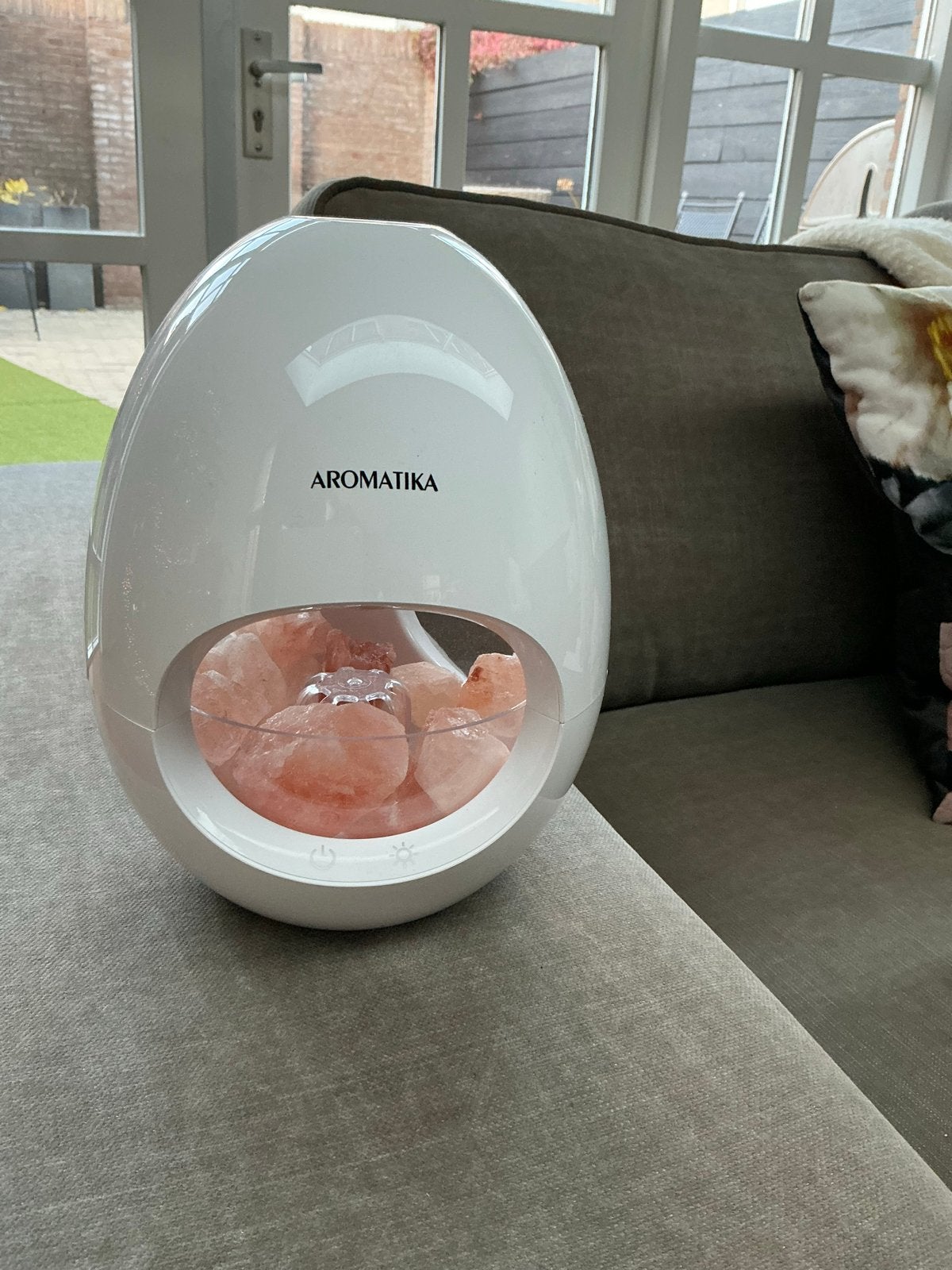Aromatika Aroma Vernevelaar met Zoutkristallen, Ophalen of Verzenden, Zo goed als nieuw