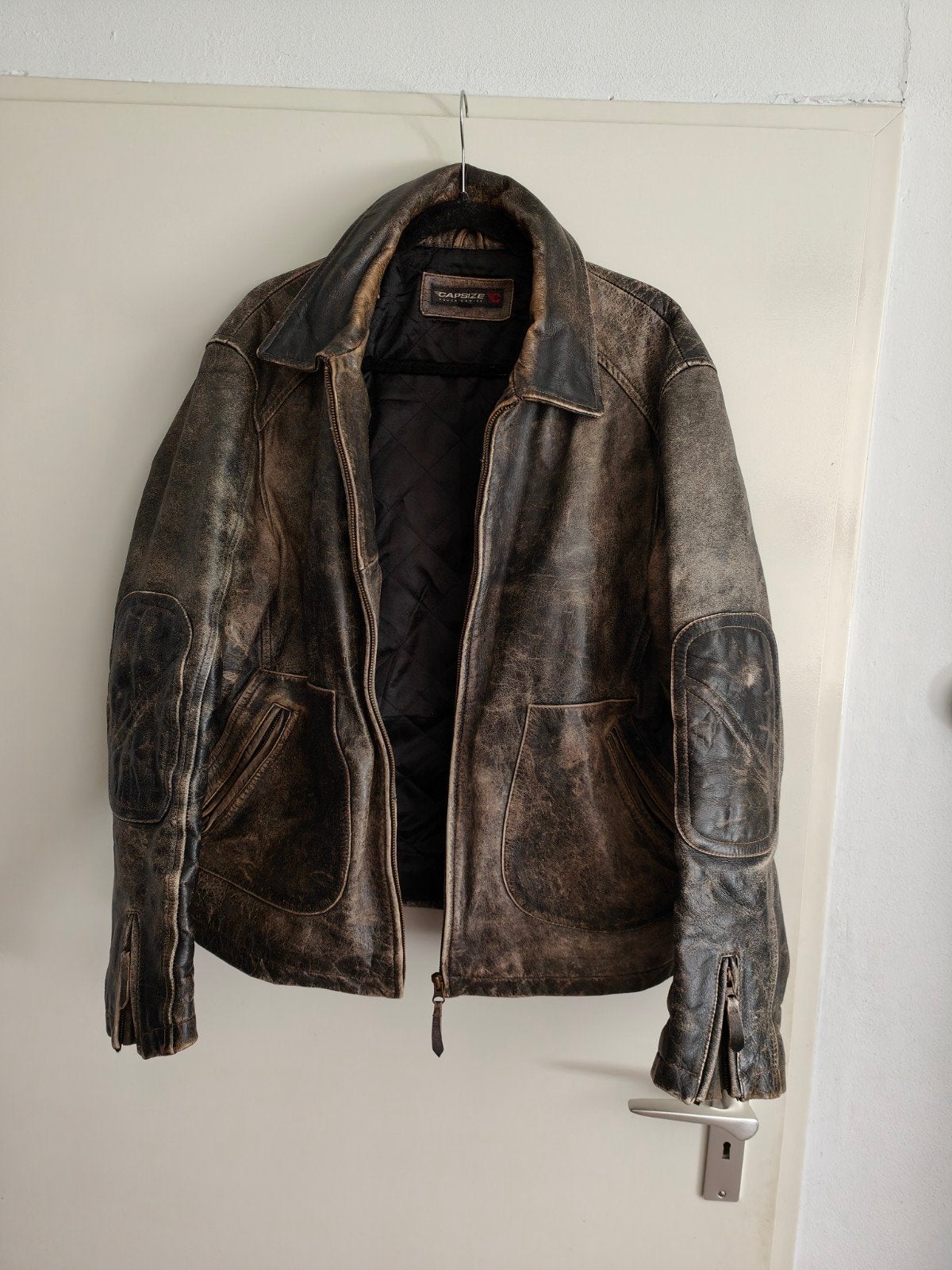 Capsize Rough Choice Leren Jas Maat M, Kleding | Heren, Bruin, Maat 48/50 (M), Ophalen of Verzenden, Capsize