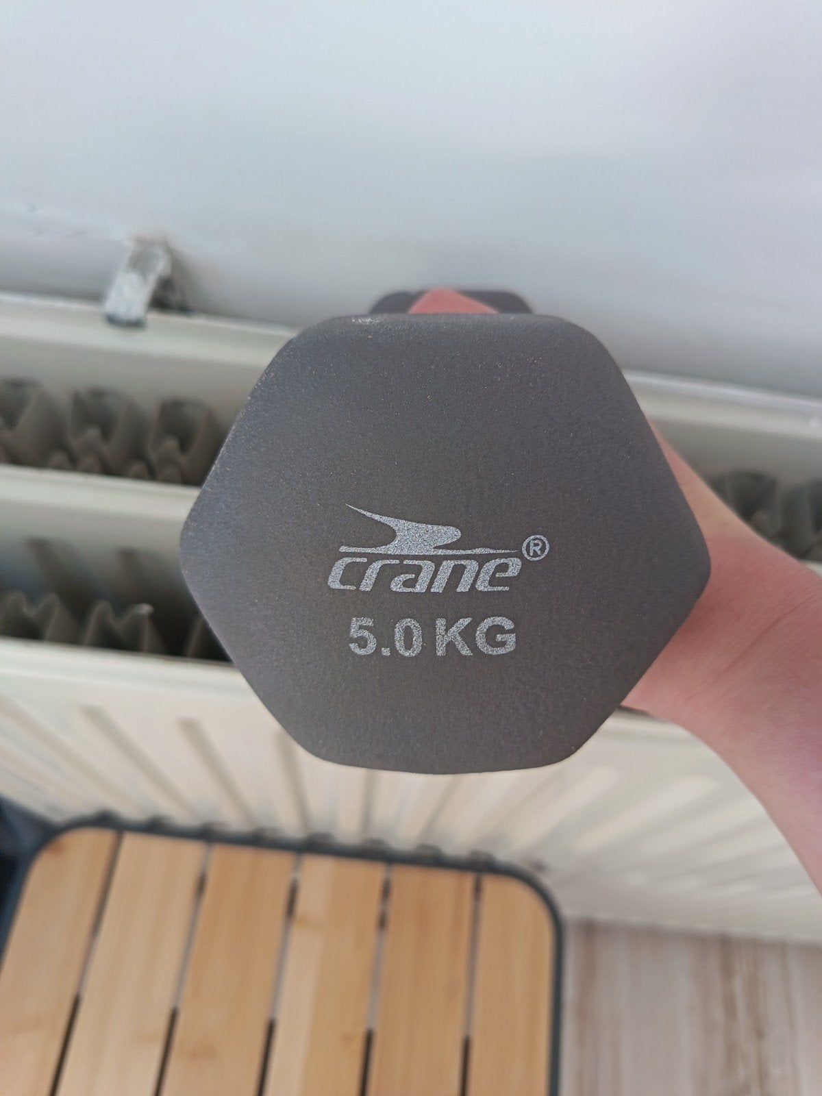Crane Halters 5 Kg, Sport en Fitness, Fitnessmaterialen, Ophalen, Zo goed als nieuw, Halterset