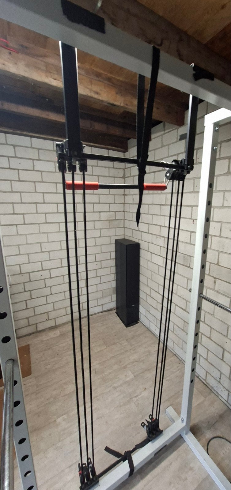 Complete Home Gym Set: Power Rack, Bank, Halters & Gewichten, Ophalen of Verzenden, Zo goed als nieuw, Benen, Fitnessbank