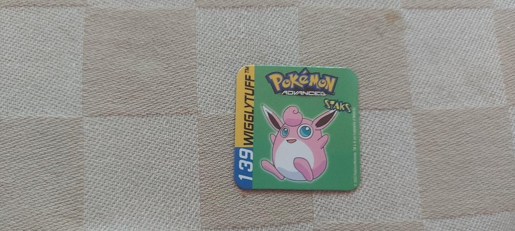 magneet speelgoed pokemon panini staks Wigglytuff, Ophalen of Verzenden, Nieuw