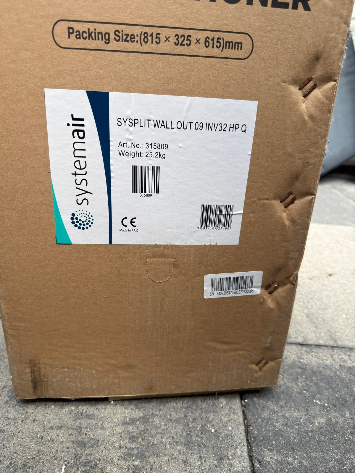 Systemair Split Airco Nieuw Compleet incl. Leidingwerk, Ophalen, Koelen en Ontvochtigen, Timer, Nieuw