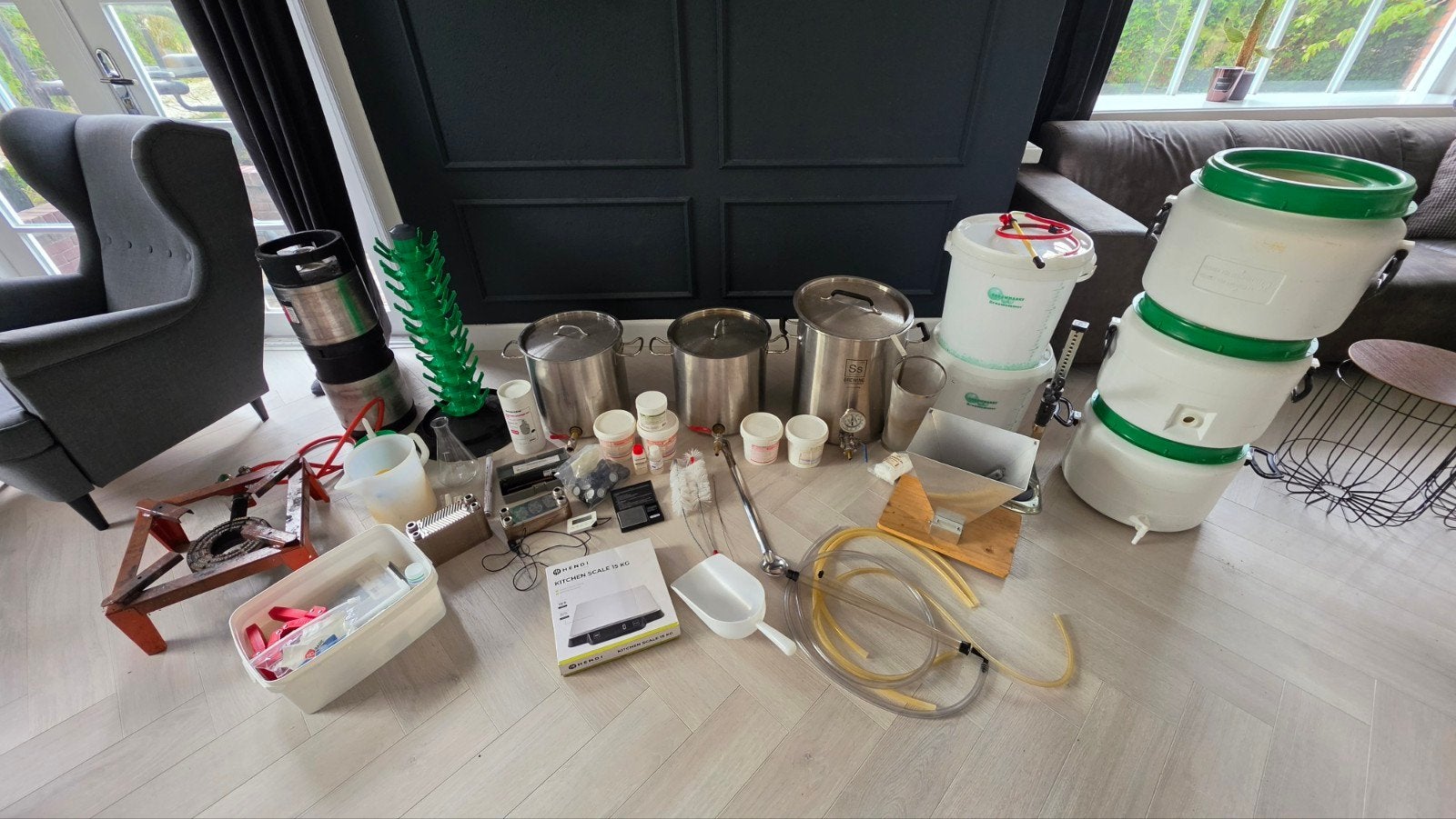 Complete thuis bierbrouw set 35L – SS Brewtech, Hobby en Vrije tijd, Ophalen, Gebruikt