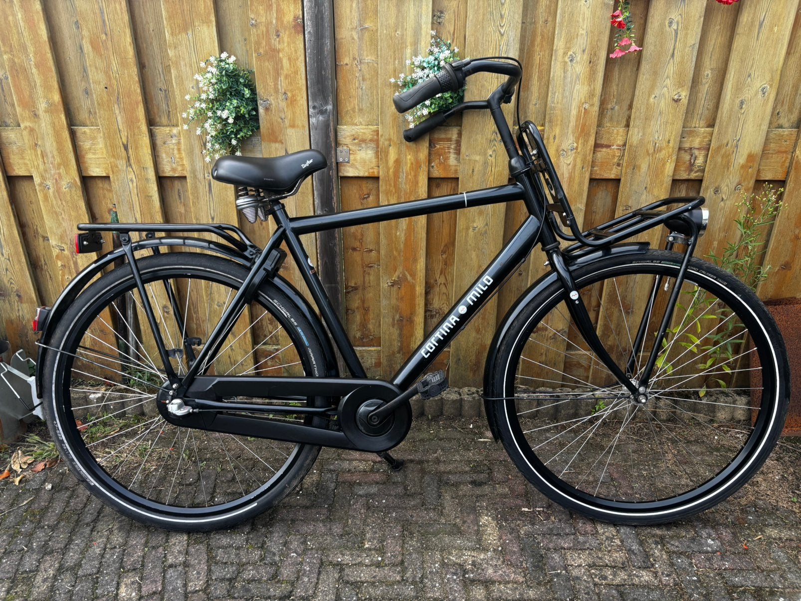 Cortina Milo herenfiets – Mooie 28” 3v transportfiets, Overige merken, Terugtraprem, Gebruikt, Versnellingen
