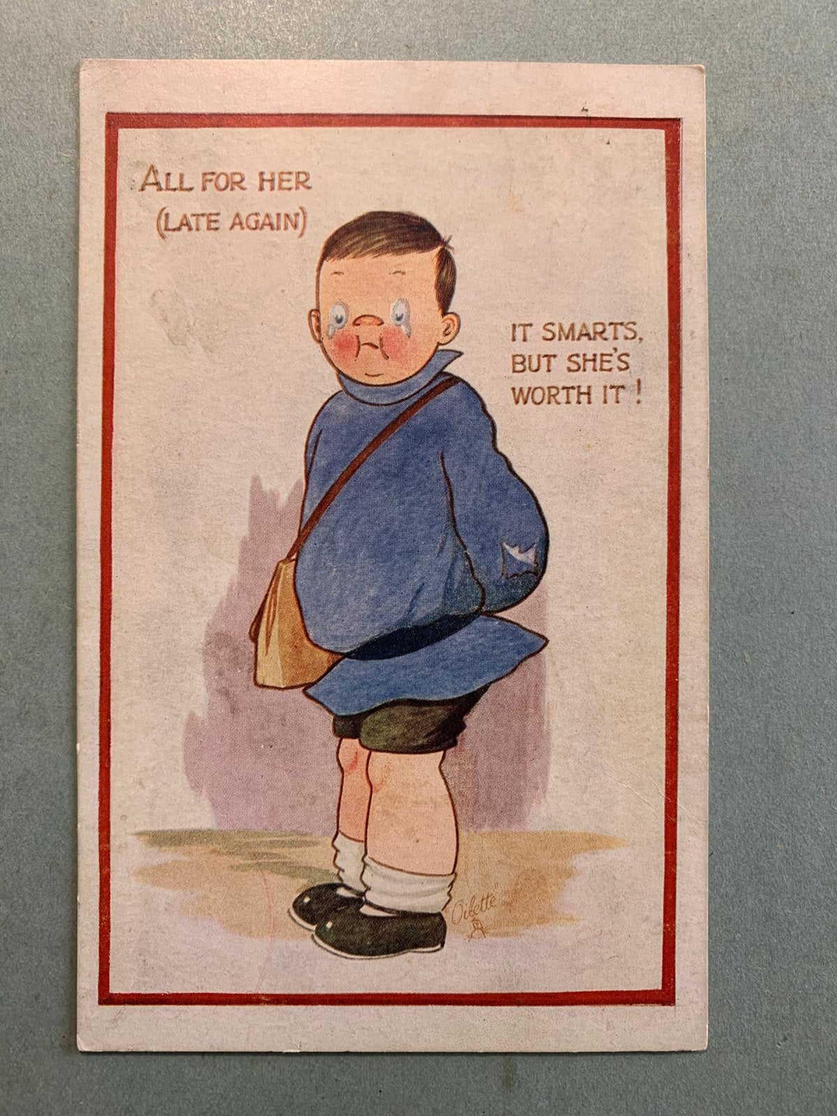 1916 All for her, Ophalen of Verzenden, Voor 1920, Gelopen, Kinderen