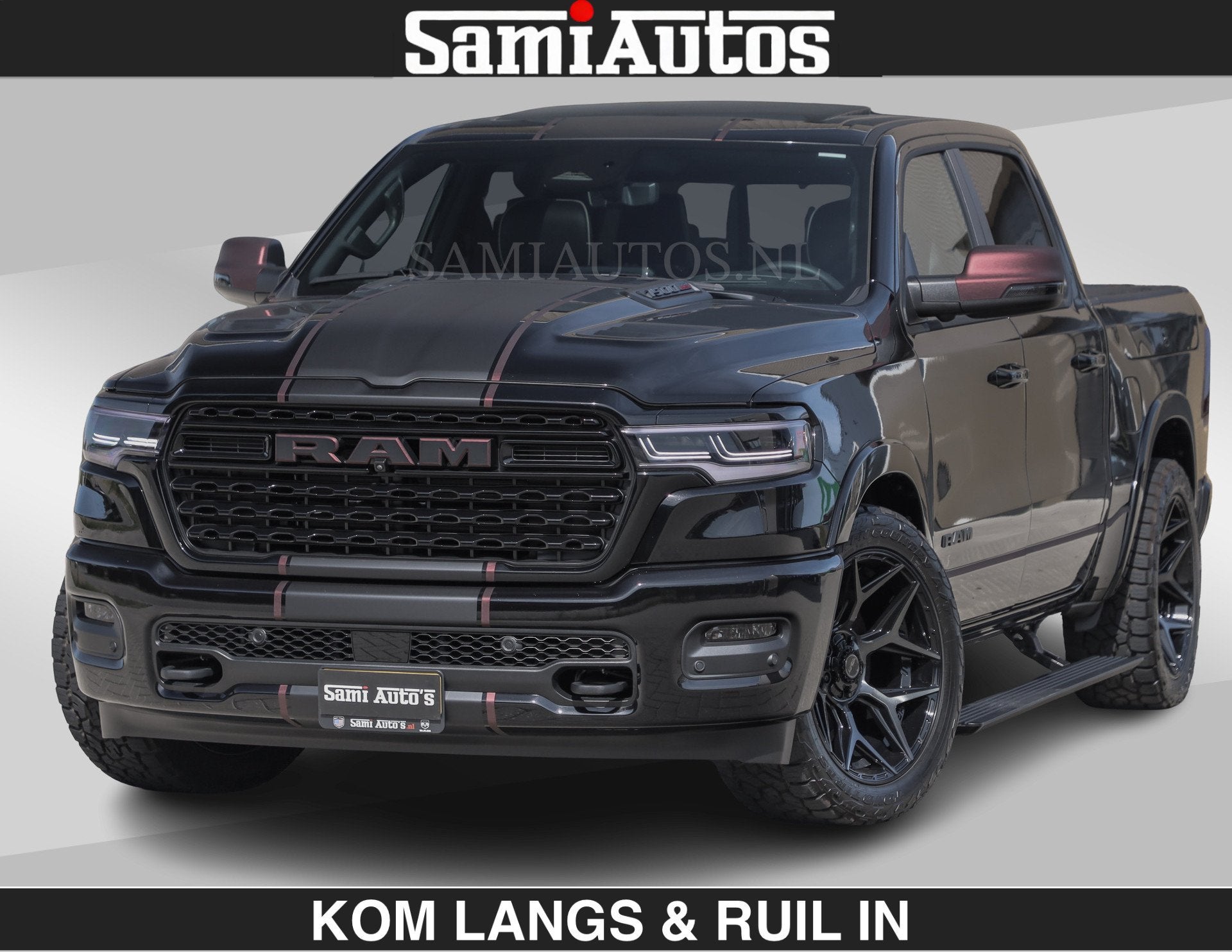 Dodge Ram Limited 540 PK | HUD | LUCHTVERING | MASSAGE | PAS, Automaat, Met garantie (alle), Zwart, Leder