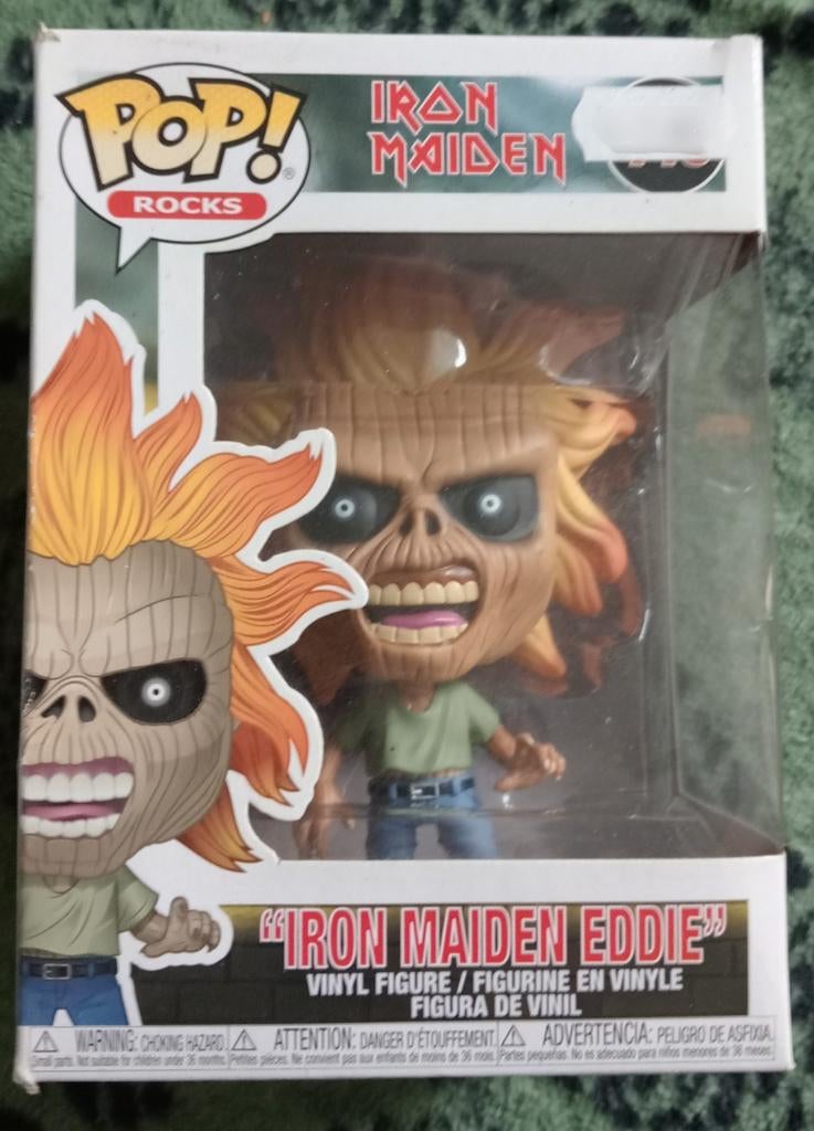 Funko Pop! Rocks Iron Maiden Eddie Vinyl Figuur, Ophalen of Verzenden, Nieuw