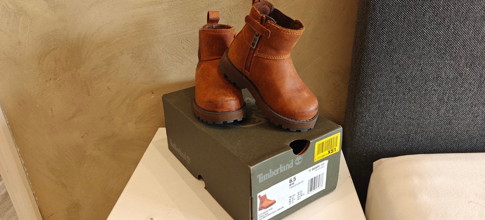 Timberland boots maat 23 - Zo goed als nieuw, Timberland, Jongen of Meisje, Ophalen of Verzenden, Laarzen
