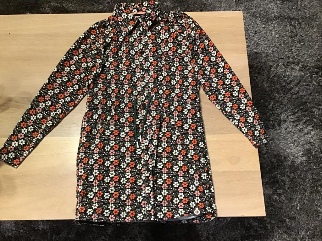 4funkyflavours jurk 145/152 - Bloemenprint, Kinderen en Baby's, Kinderkleding | Maat 146, Ophalen of Verzenden, Gebruikt, Meisje