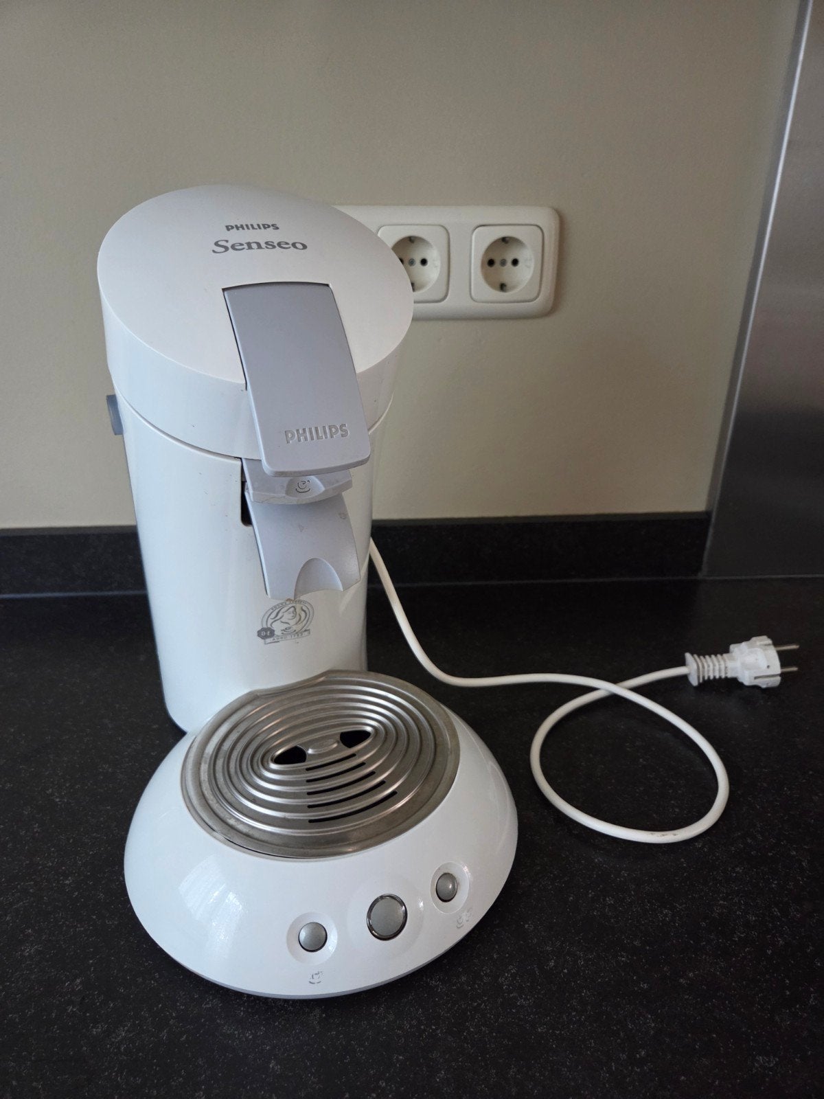 Wit Senseo apparaat, Witgoed en Apparatuur, Koffiezetapparaten, Ophalen, Gebruikt, Koffiemachine, 1 kopje