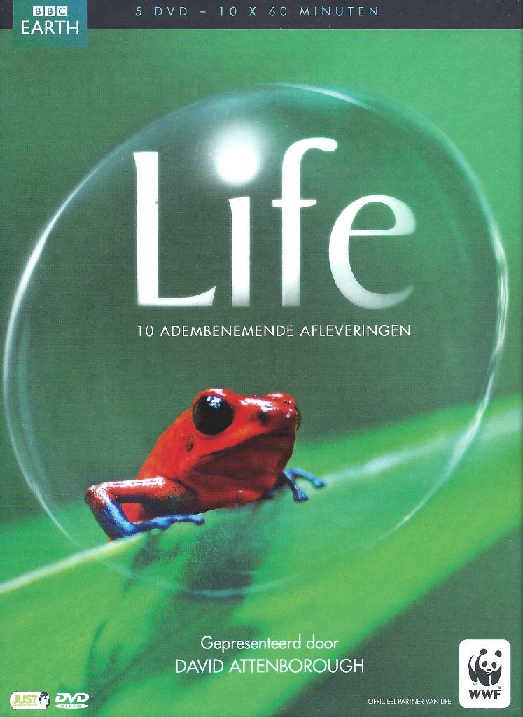 BBC Earth Life - 5 DVD Boxset - David Attenborough, Engels, Alle leeftijden, Nederlands, Natuur