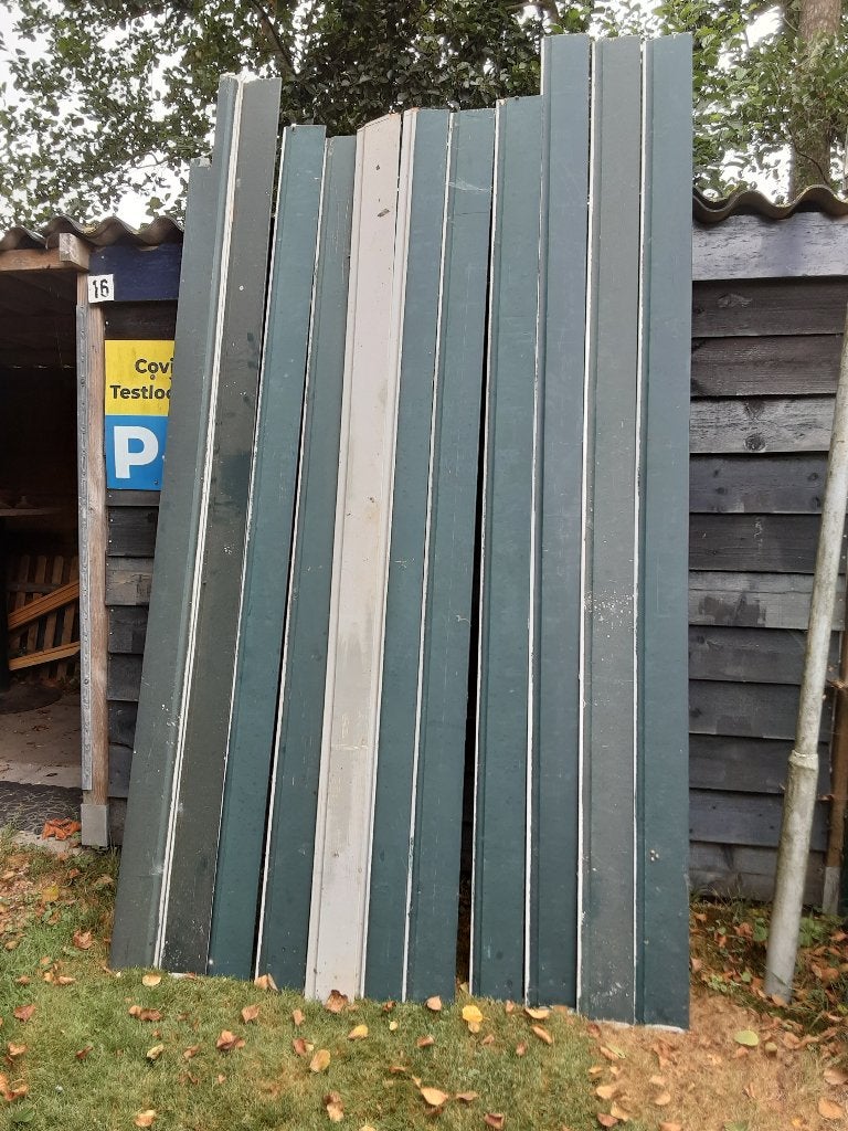 Red cedar hout, Gebruikt, Minder dan 25 mm, Ophalen of Verzenden, 200 tot 250 cm