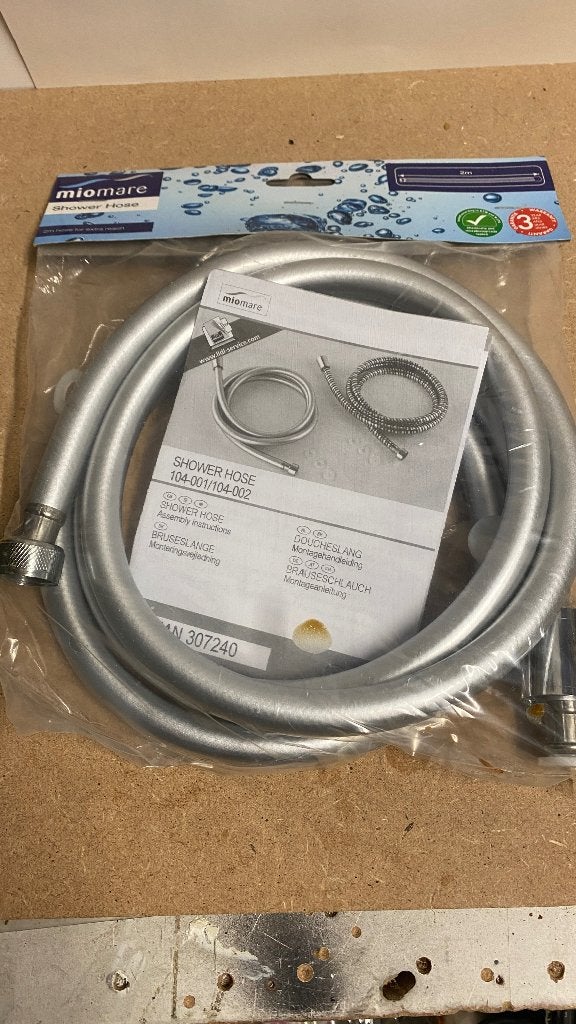 Nieuwe Miomare Doucheslang - 2 Meter, Doe-het-zelf en Verbouw, Sanitair, Ophalen of Verzenden, Nieuw, Douche