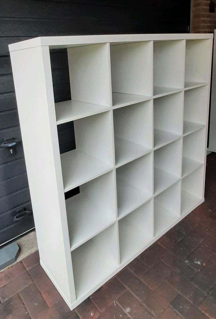Ikea kallax Vakkenkast 4x4 wit, Huis en Inrichting, Kasten | Wandmeubels, Ophalen, Zo goed als nieuw