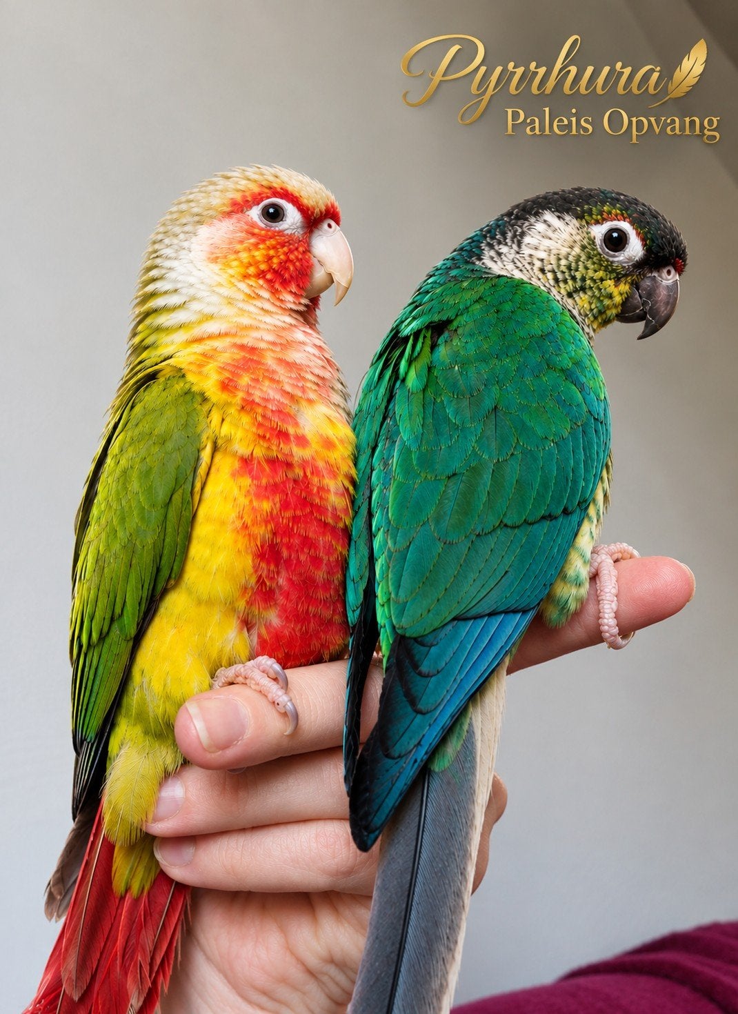 capri & Neo (Ter adoptie) pyrrhura's, Dieren en Toebehoren