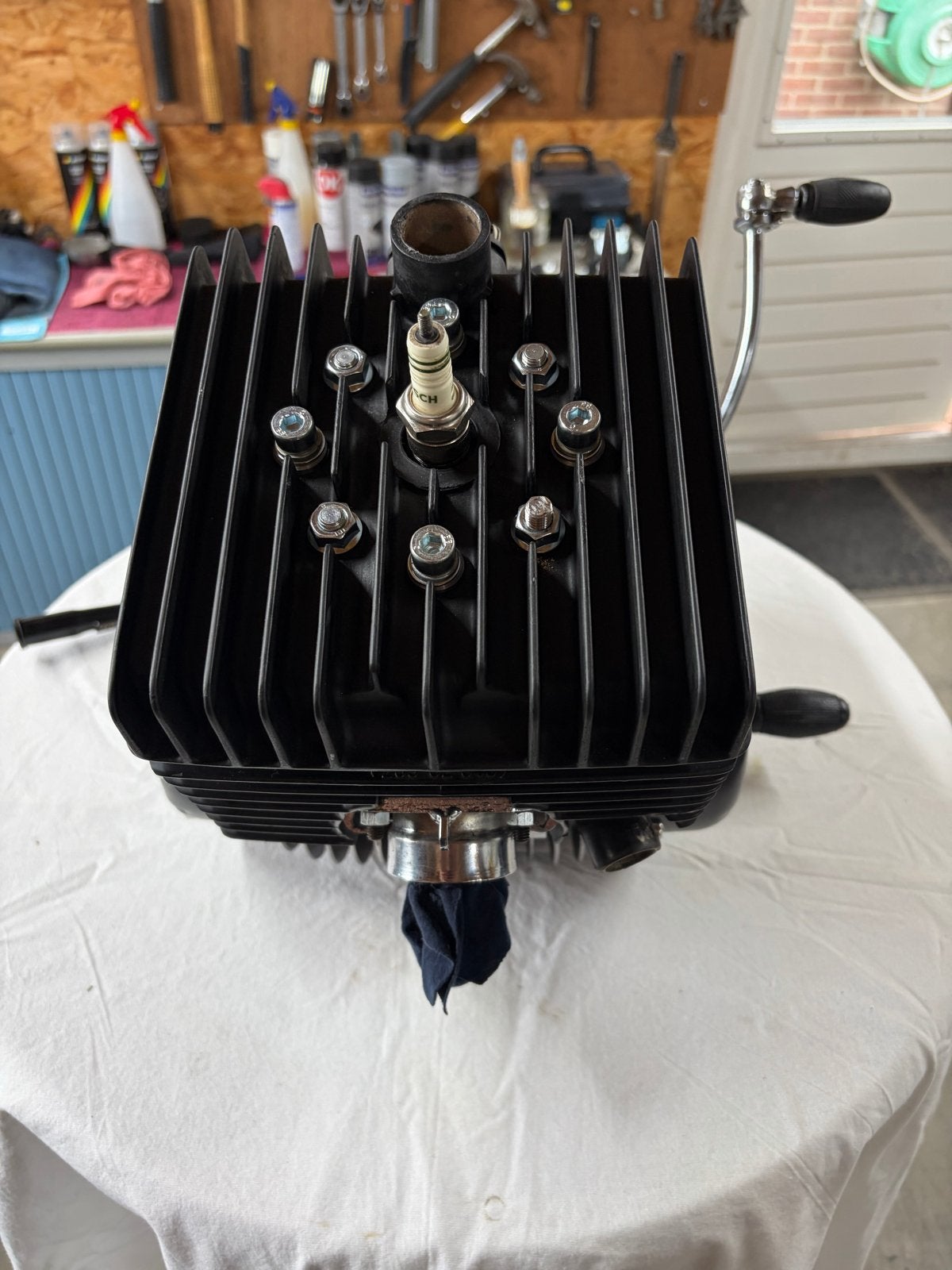 Zundapp ks125  nette cilinderset 17pk compleet, Ophalen of Verzenden, Gebruikt, Cilinder