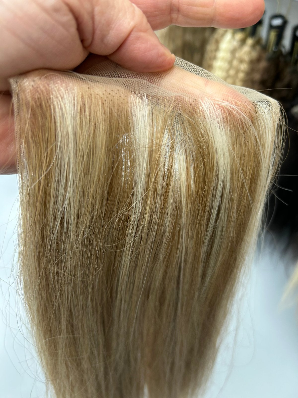 Frontal Topper om aan te naaien haarwerk toupet echthaar, Ophalen, Nieuw, Pruik of Haarverlenging