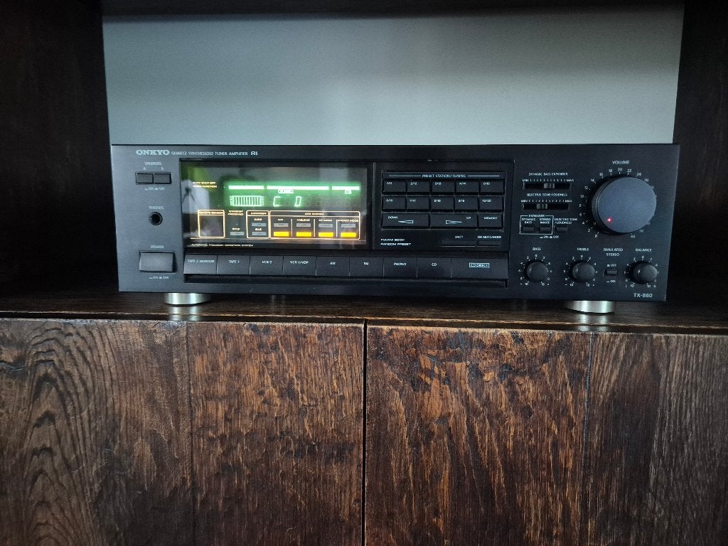 Onkyo TX-860, Ophalen, Gebruikt, 60 tot 120 watt, Stereo