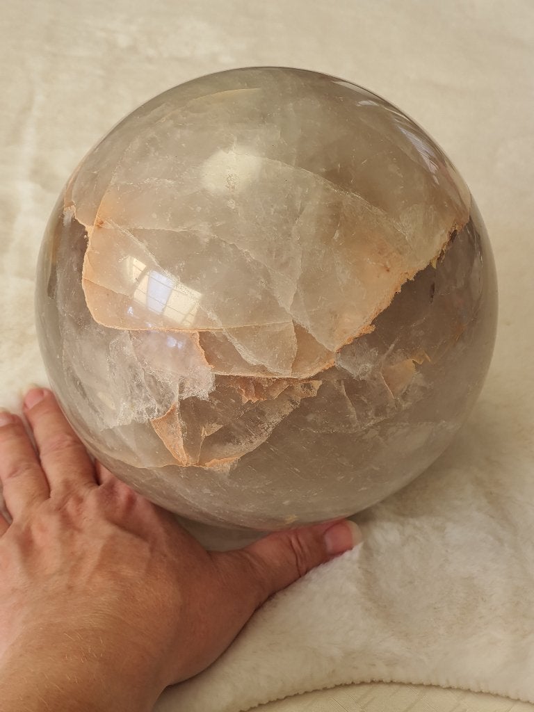 Rookkwarts 8 Kg met Azeztuliet en of Rosophia kwarts!, Ophalen of Verzenden, Mineraal