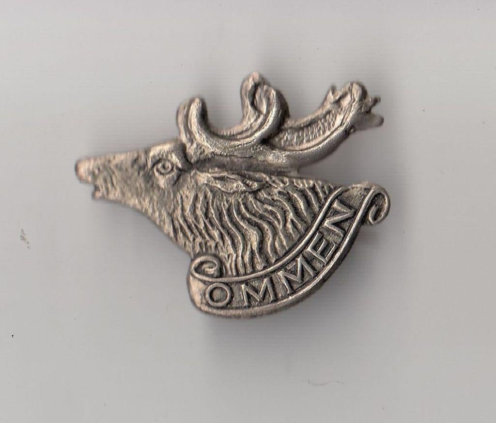 Ommen Hert broche, Verzamelen, Speldjes, Pins en Buttons, Gebruikt, Speldje of Pin, Overige onderwerpen, Ophalen of Verzenden