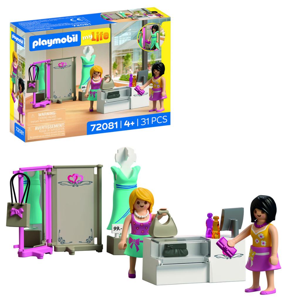 PLAYMOBIL 72081 Hippe ModeBoetiek 31 delig, Ophalen of Verzenden, Nieuw, Complete set