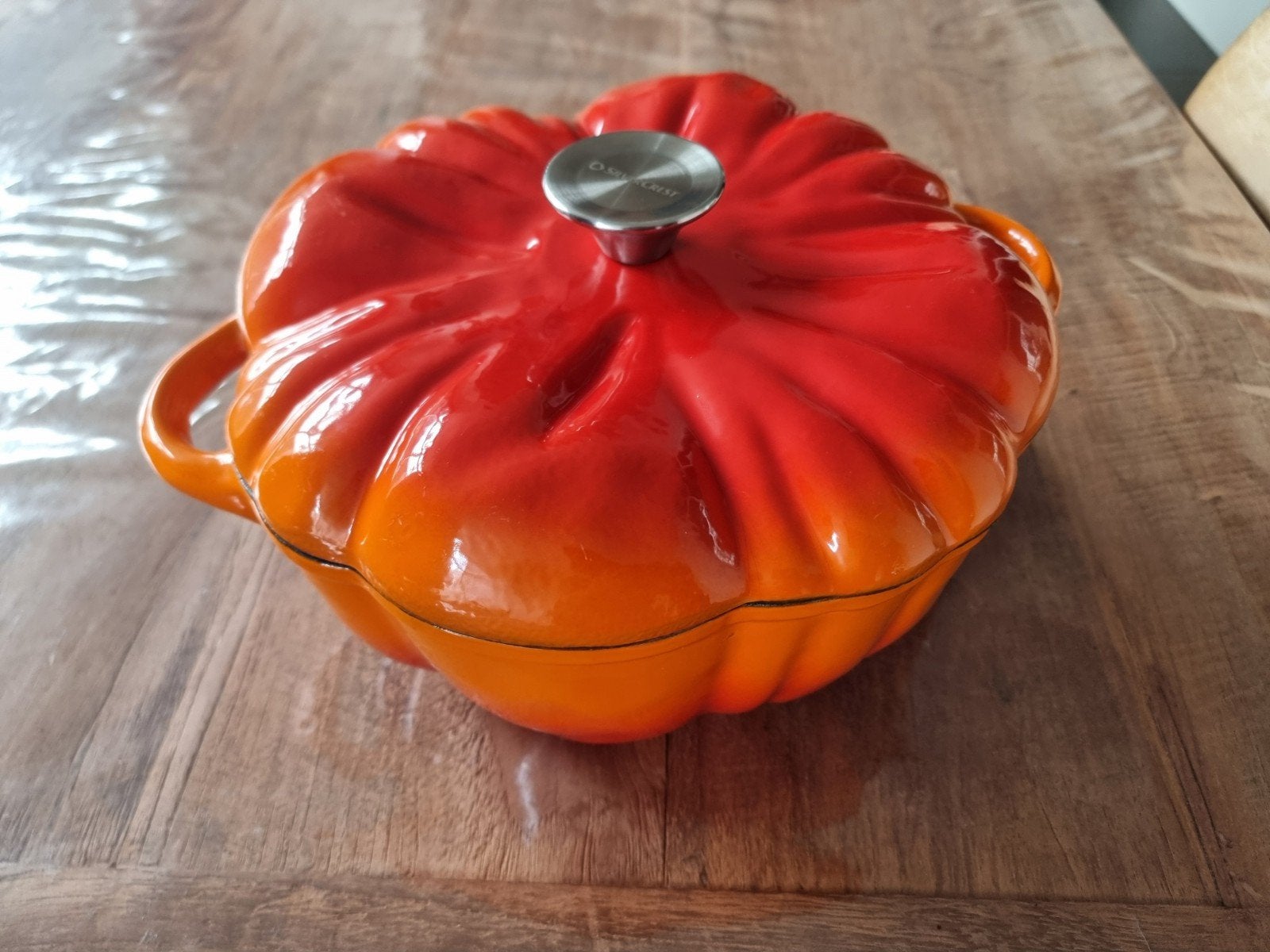 pompoen pan, Ophalen
