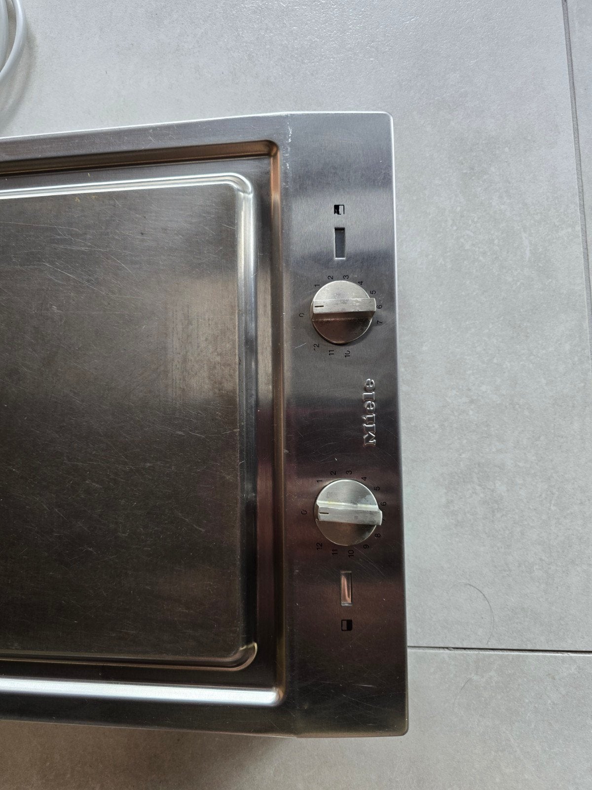 Miele CS 1327 Y Teppan Yaki Kookplaat, Witgoed en Apparatuur, Fornuizen, Ophalen, Gebruikt, Minder dan 85 cm, 3 kookzones of minder