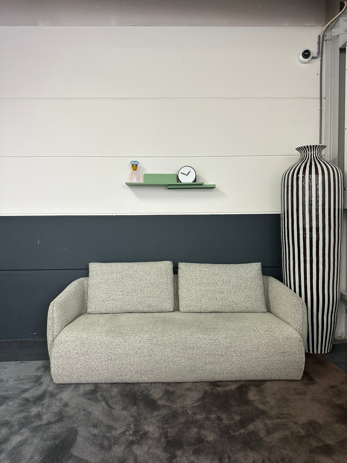 Nieuwstaat Montel icon | Montel 3-zitsbank, Ophalen, 75 tot 100 cm, Rechte bank, Stof