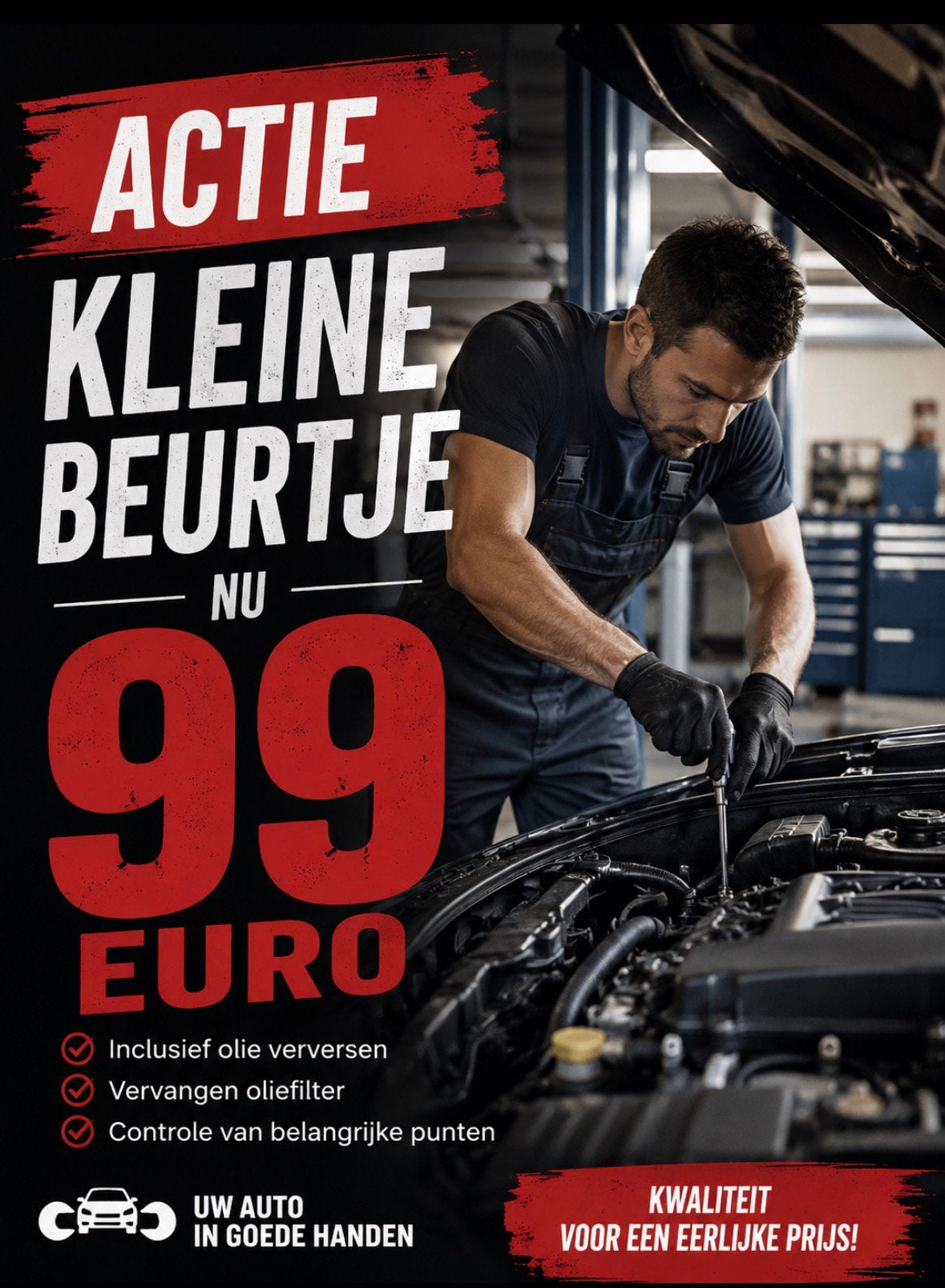Betaalbare autoservice, Ophalen of Verzenden
