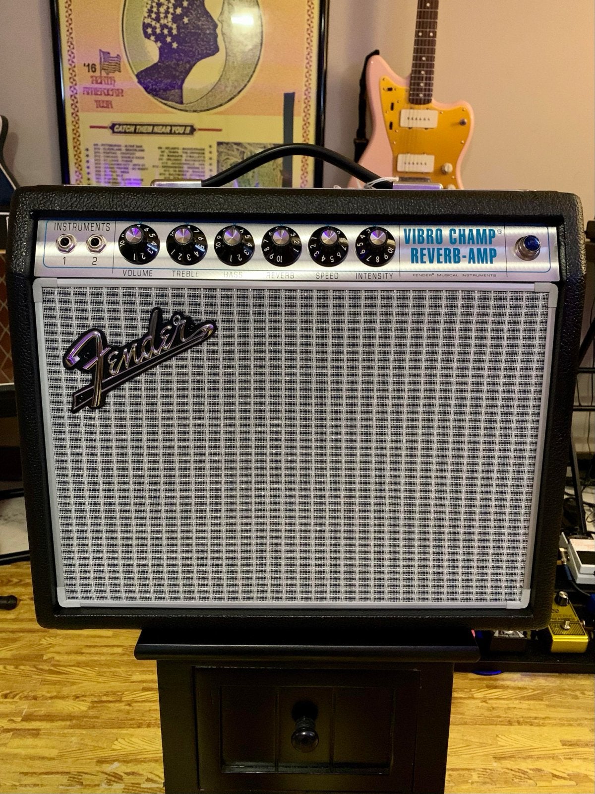 Fender '68 Custom Vibro Champ Reverb - Zo goed als nieuw, Ophalen of Verzenden, Zo goed als nieuw, Gitaar, Minder dan 50 watt