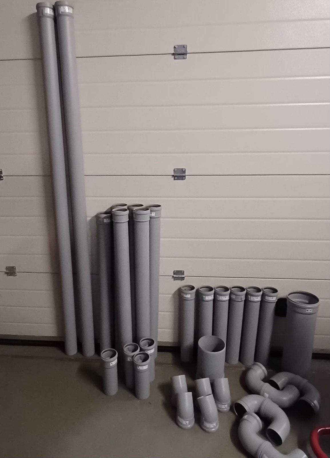 Diverse PP rookgasafvoerbuizen en bochten,, Doe-het-zelf en Verbouw, Ophalen, Overige materialen, Overige typen, Nieuw