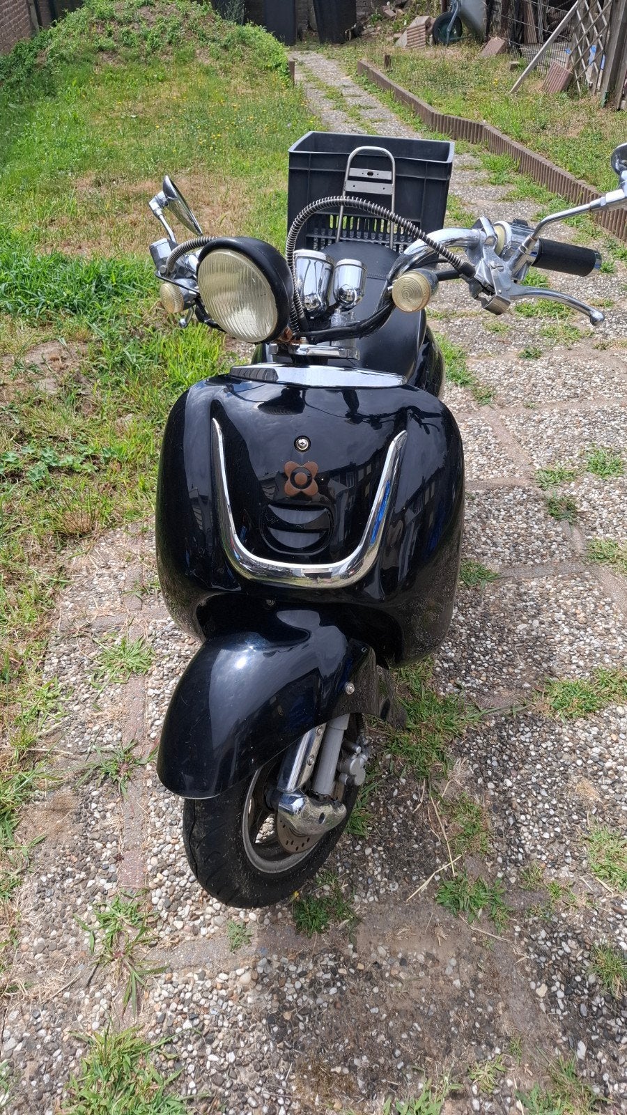 2 retro scooters opknapper/onderdelen AGM retro & La souris, Ophalen, Gebruikt, Benzine, Overige merken