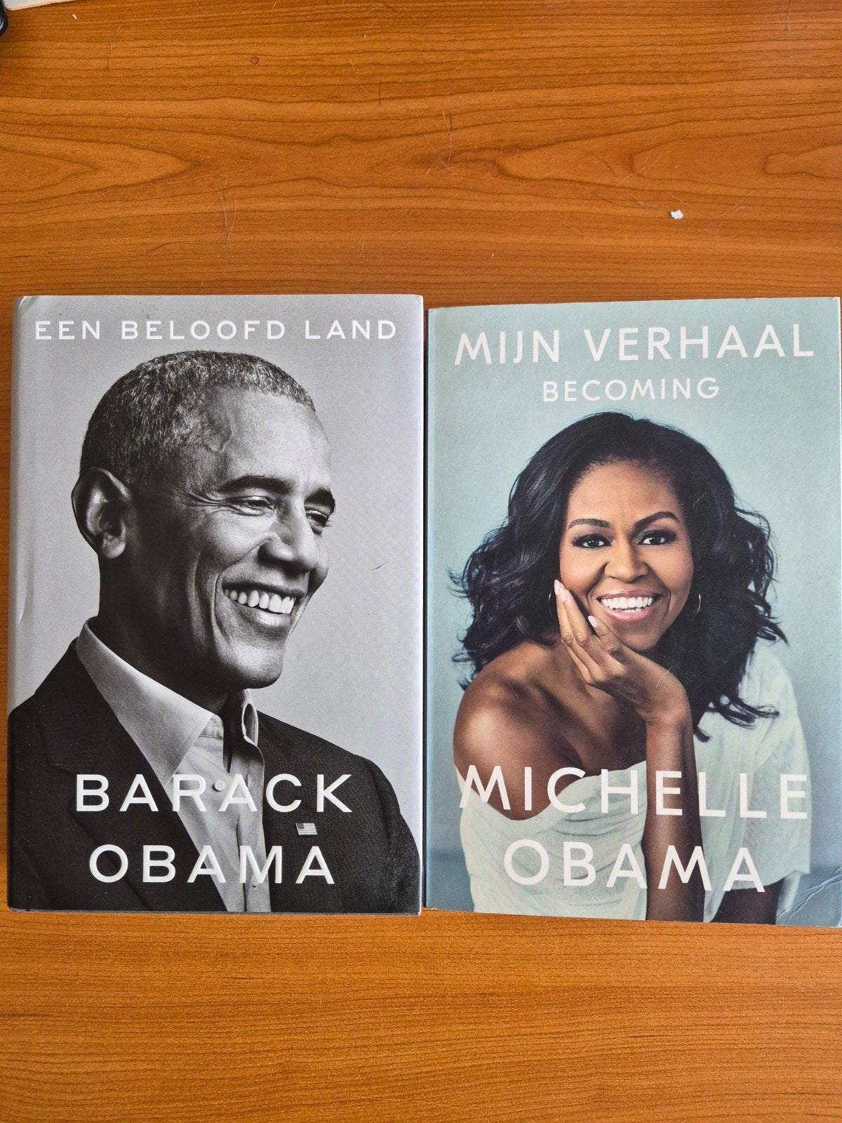 Barack Obama-Een Beloofd Land & Michelle Obama - Mijn Verha, Ophalen of Verzenden, Zo goed als nieuw, Barack Obama, Michelle Obama