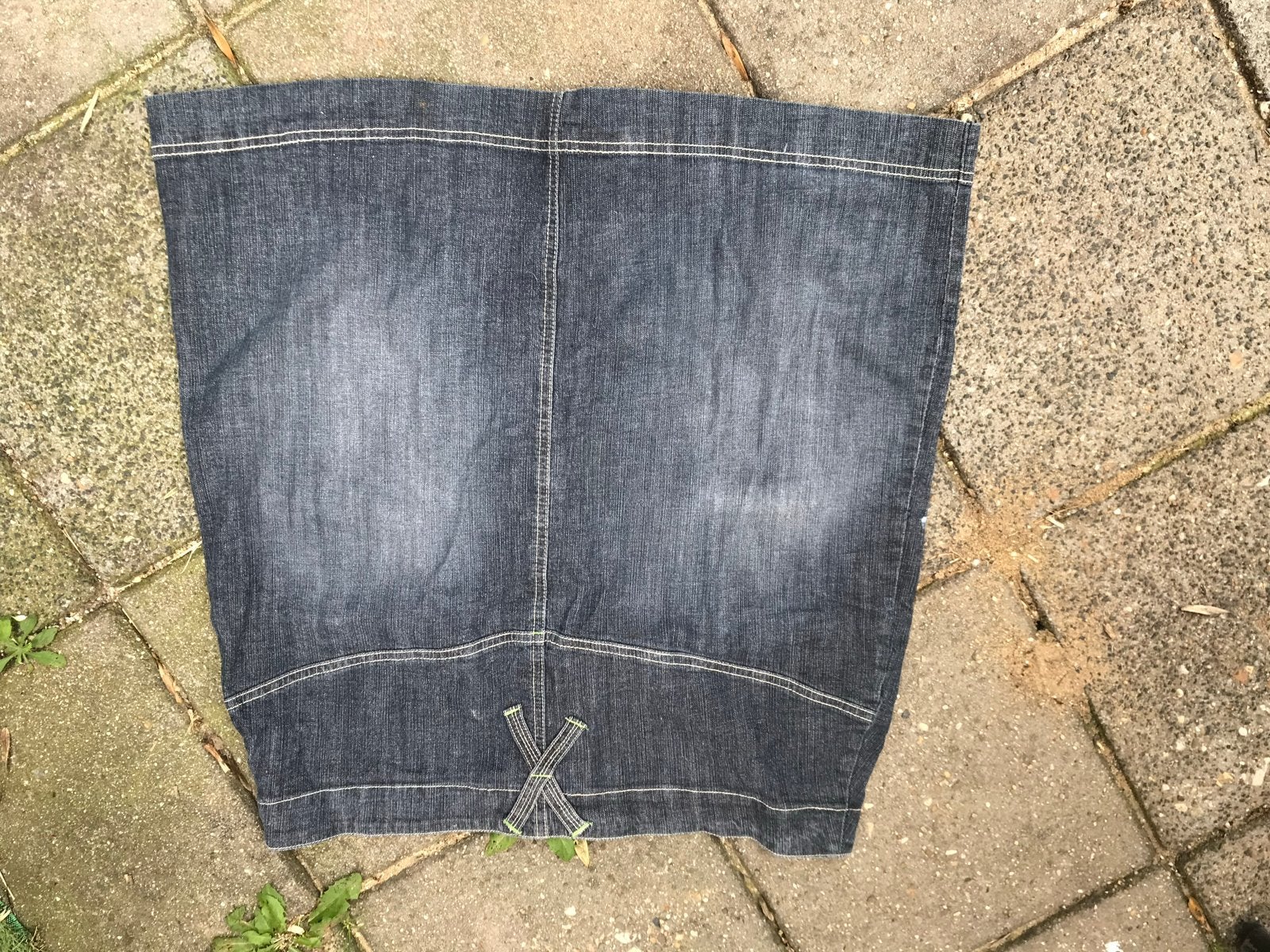 spijkerrok, Kleding | Dames, Ophalen, Blauw, Maat 42/44 (L), Nieuw
