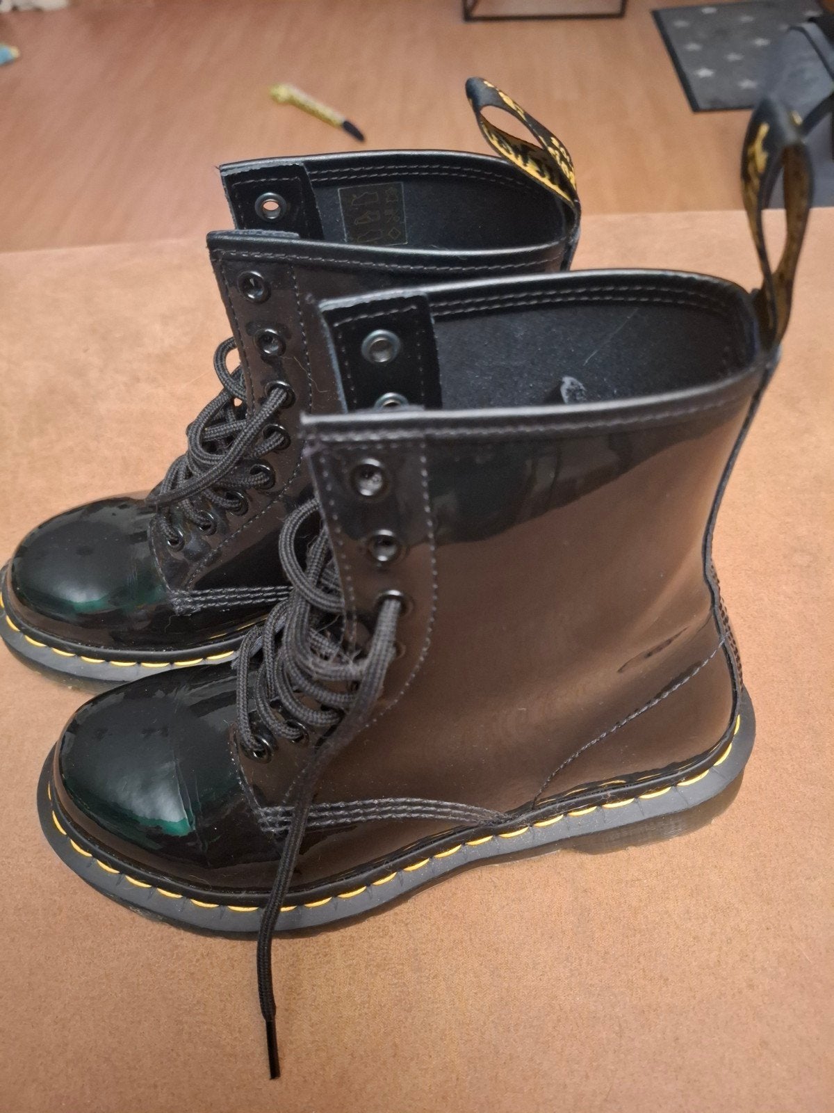 Dr. Martens Lakleren Laarzen Zwart Maat 38, Kleding | Dames, Ophalen, Zwart, Lage of Enkellaarzen, Dr. Martens