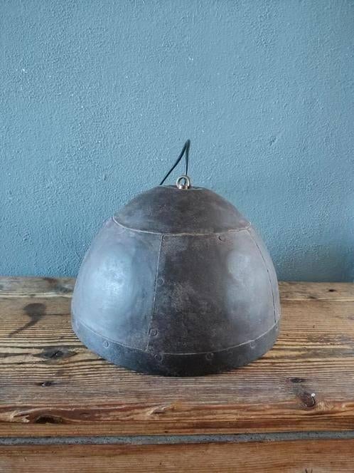 Izeren/metalen hanglamp, door Raw Material, Tweedehands, Tweedehands, Ophalen of Verzenden, Metaal